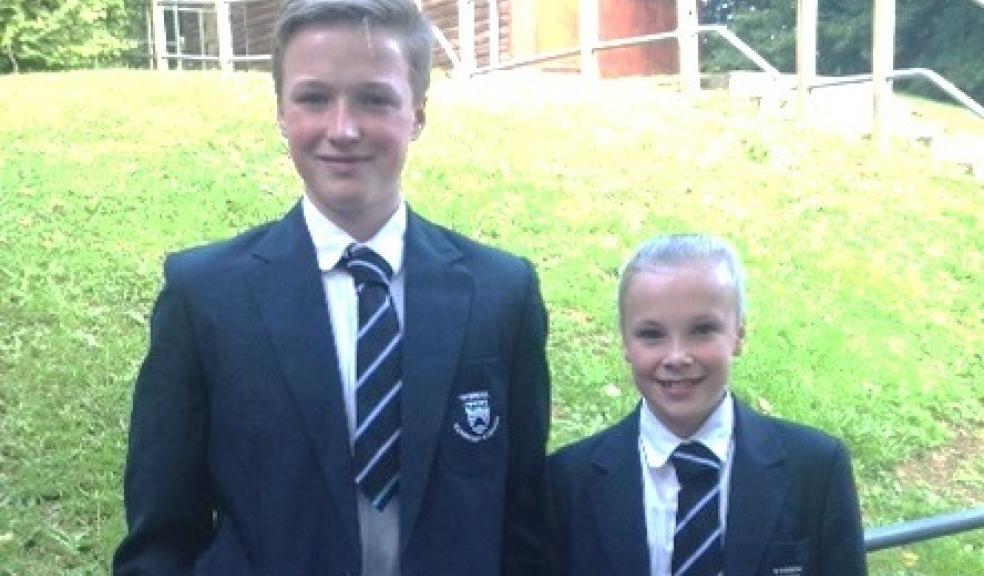 Laura Martin and John Speed from Ivybridge Community College who have been selected for the prestigious Youth Dance Academy
