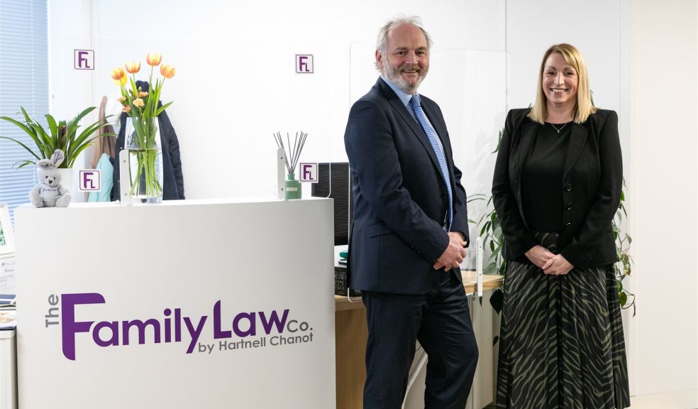 Two family lawyers in reception area