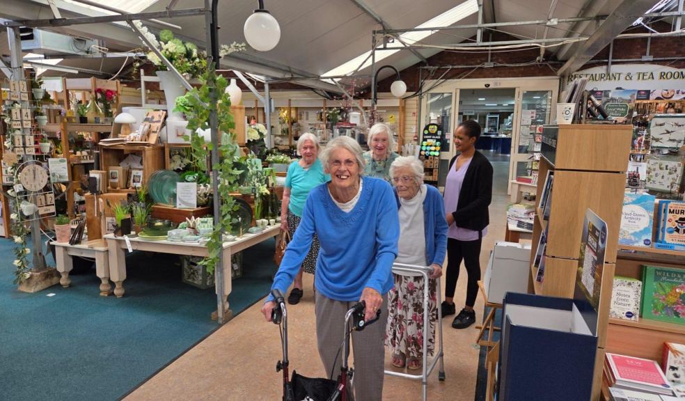 Butterfly Lodge residents visit Tamar View Garden Centre
