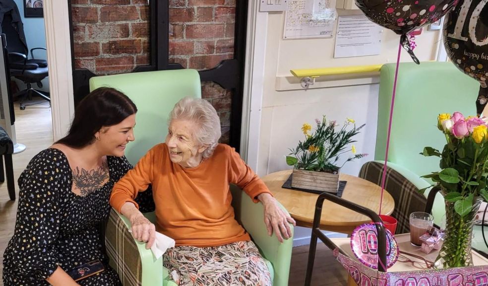 Joanna Bryant turns 100 at Butterfly Lodge