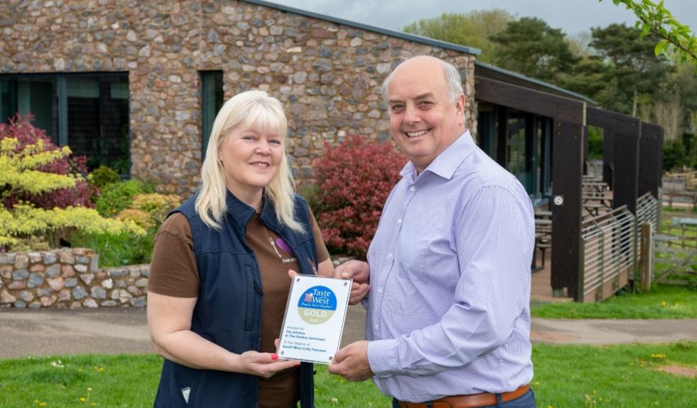 Lisa Keech with John Sheaves, CEO Taste of the West.