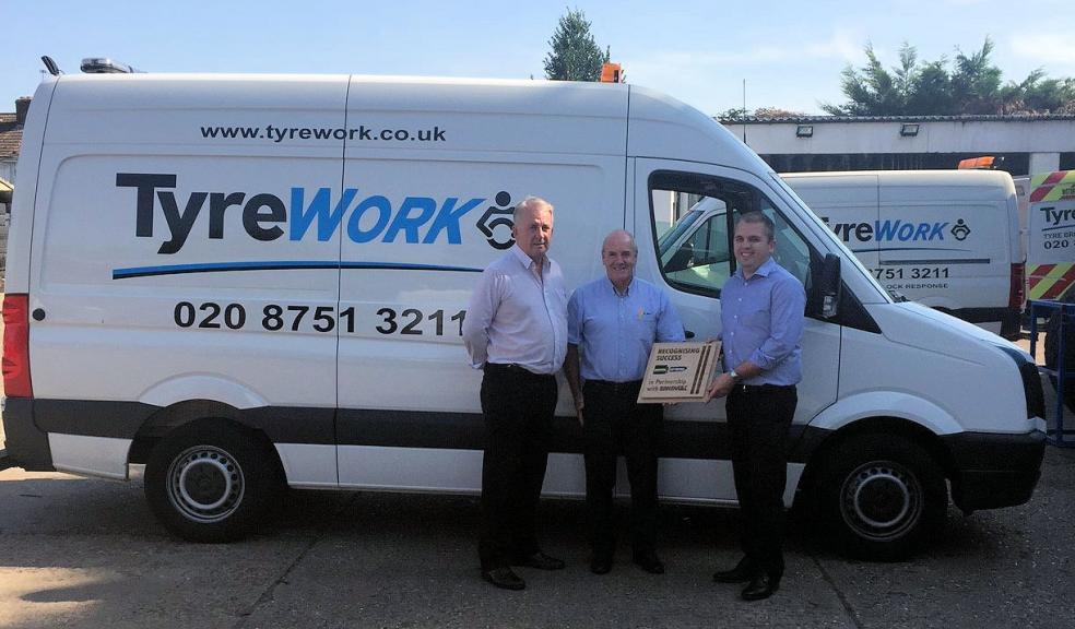 Left to Right: Mark Cooper (Tyrework), Tony Doyle (Bandvulc), Dan Cooper (Tyrework)