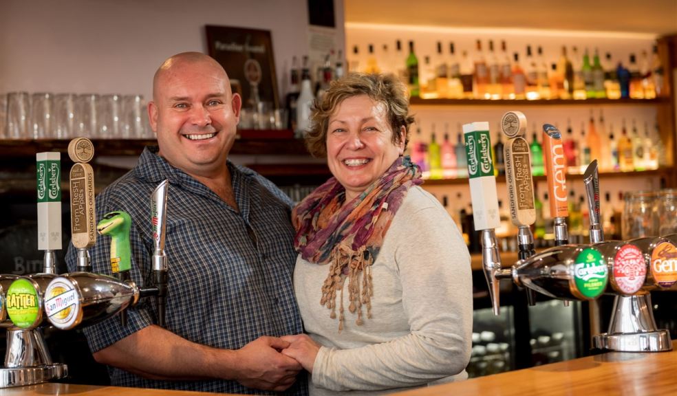 Mike and Jacqui Down, owners of The Volunteer Inn Mike and Jacqui Down, owners of The Volunteer Inn