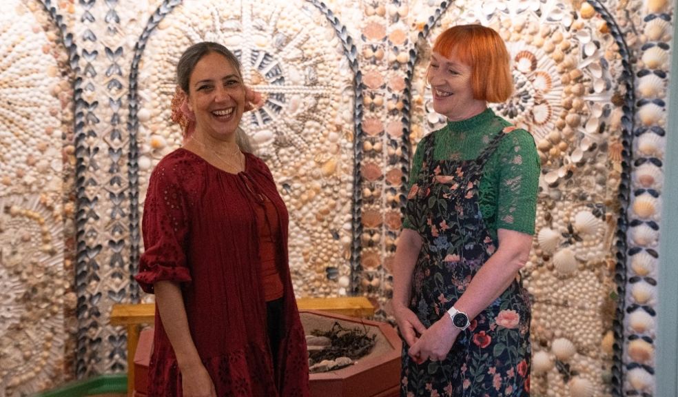 Monica-Shanta and Clare Jenkinson in Room of Discovery.