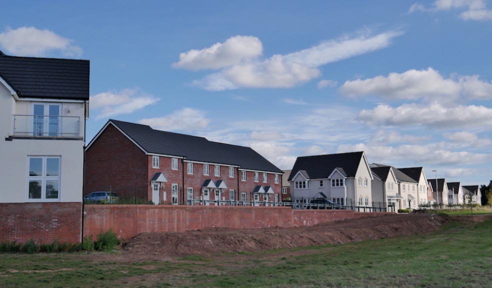 New homes in the East Devon town of Cranbrook