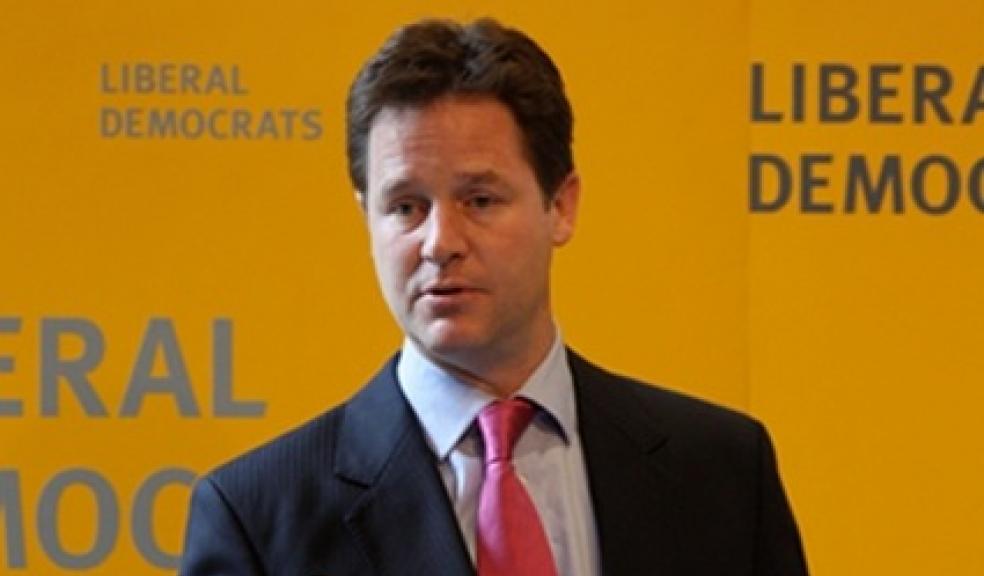 Clegg announces free school meals for all infants