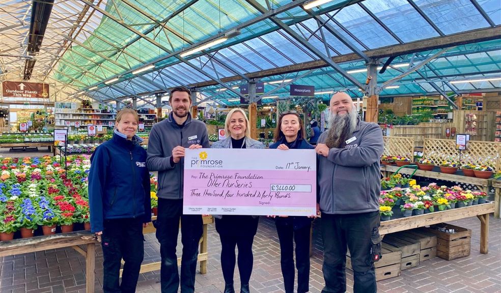Otter Plymouth team with Madeleine Matthews from The Primrose Foundation Otter Plymouth team with Madeleine Matthews from The Primrose Foundation