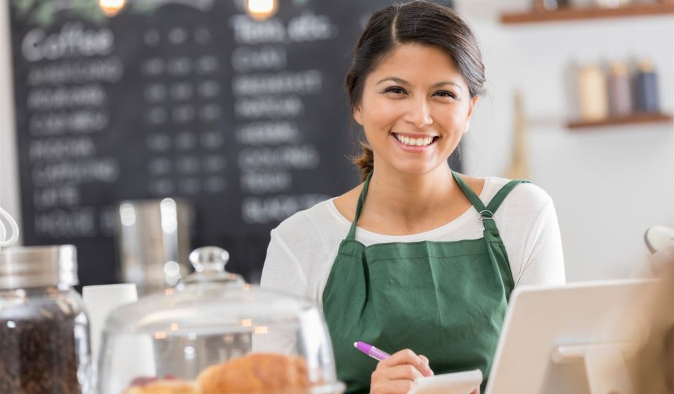 Front of house team member Person at counter in cafe