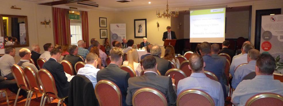 Photograph by Glen King - Delegates watching RHI workshop presentations