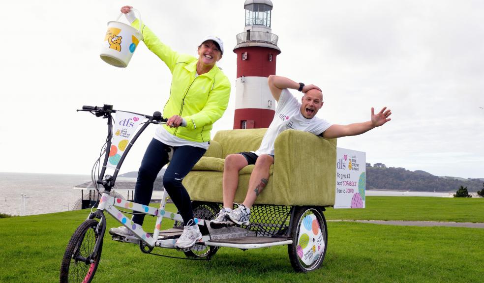 Pedal for Pudsey challenge kicks off in Plymouth