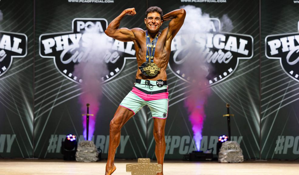 Ed Akay - Winning the PCA British Natural Championship (Image credit PCA)