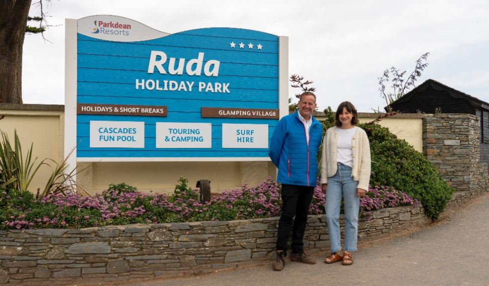 Paul Braithwaite, General Manager at Ruda Holiday Park, and Caroline Walker-2.jpg