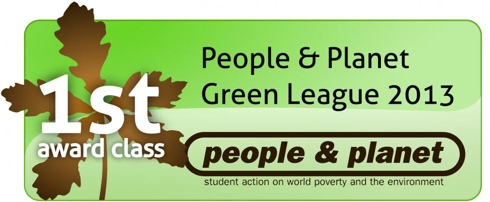 Plymouth first class status in green university rankings