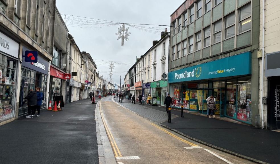 Queen Street, Newton Abbot. Photo: Devon County Council.