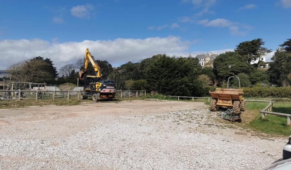 Exmouth Queen’s Drive: Work to turn former temporary car park into public space begins