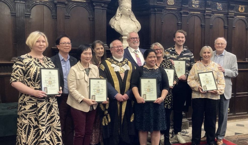 Representatives of the groups who received the Lord Mayors Commendation Award in 2024.