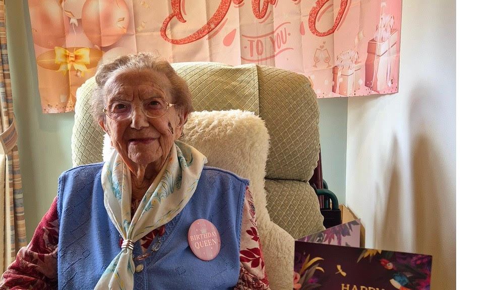 Rose Bruniges, 101st Birthday, East Street Care Home
