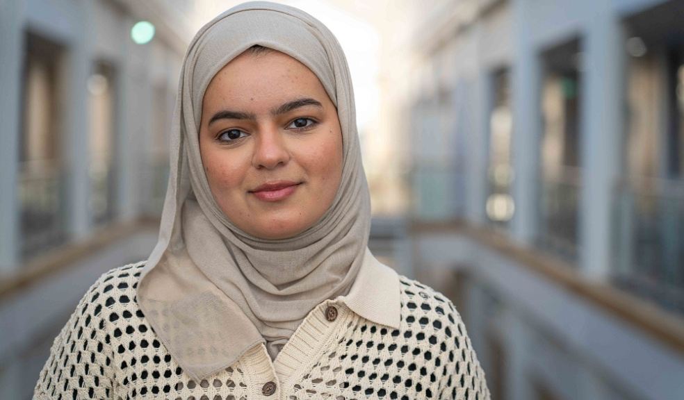 Fatima Alali, who says thanks to South Devon College, she's a step closer to her ambition of being a human rights lawyer.