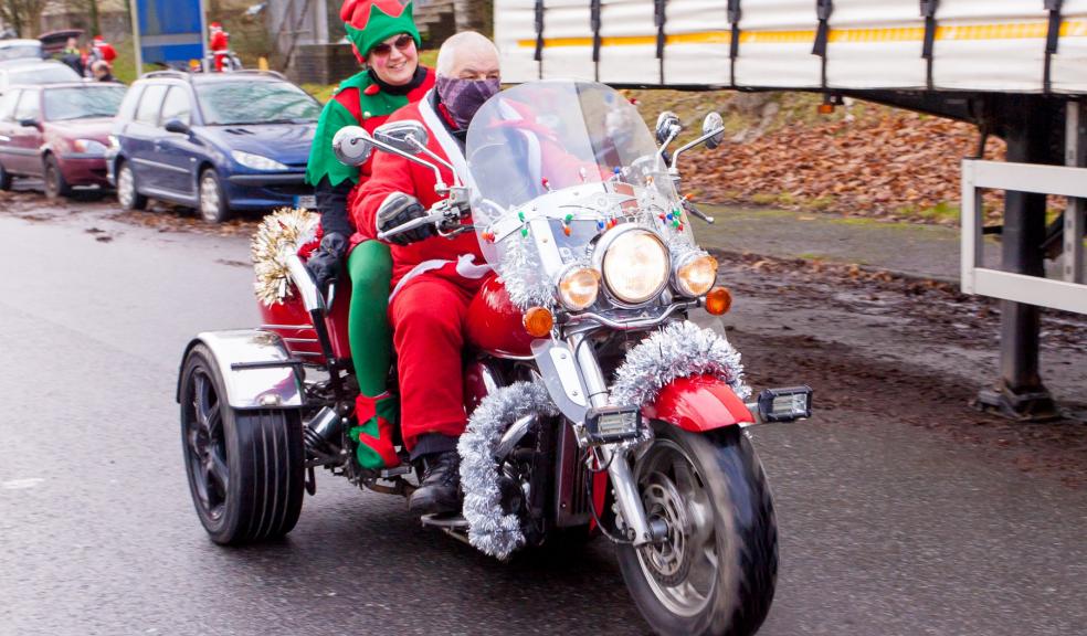 Santas on a Bike will be a little different this year but keep an eye out between 4 - 6 December