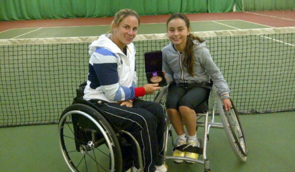 Training with Bronze Paralympic Medalist Lucy Shuker inspired Luz Esperanza Merry