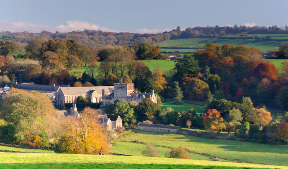 View of Buckland Abbey from Higher Paddock