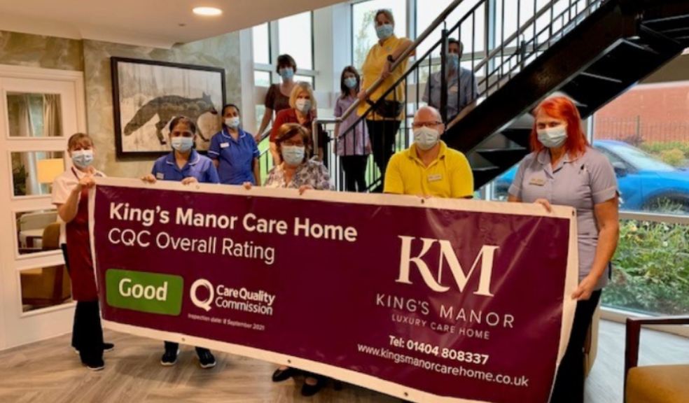 Photo shows the team at Kings Manor