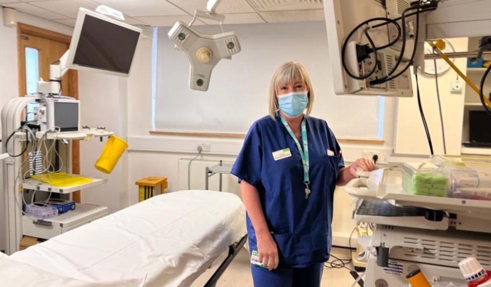Jo Lock, Lead Endoscopy Nurse in Nuffield Health Plymouth Hospital’s endoscopy suite