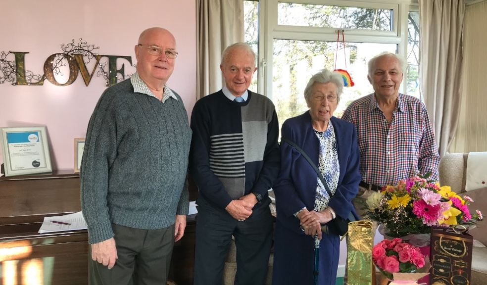 L-R: Richard Buckler, Hedley Ritchie, Ann Hughes and Roger Lawrence.