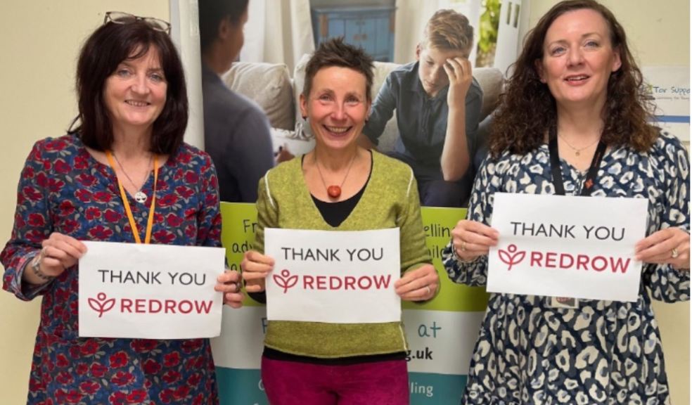 Tor Support Services received £1,250 through Redrow South West’s community fund.