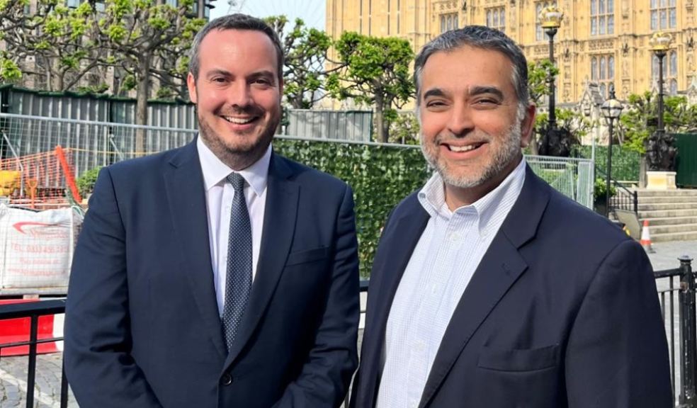 Simon Jupp MP and Ahmed Goga.