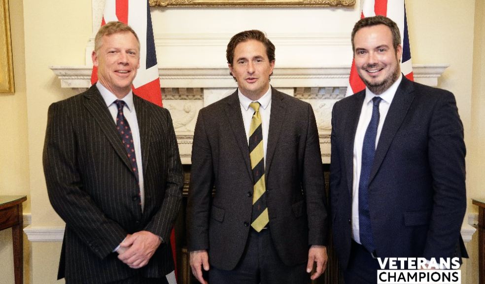 Picture (L to R): Ben Curry MBE, Johnny Mercer MP, Simon Jupp MP