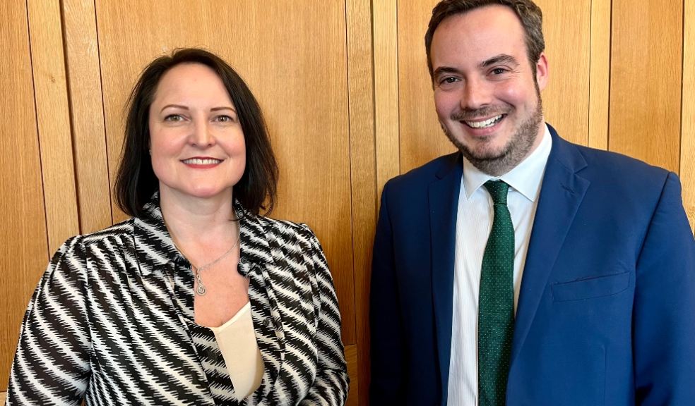 Simon Jupp MP with PCC Alison Hernandez