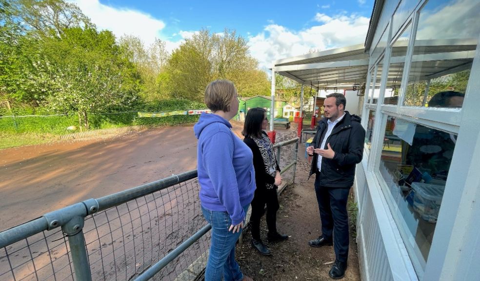 Simon Jupp MP at Tipton St John Primary School