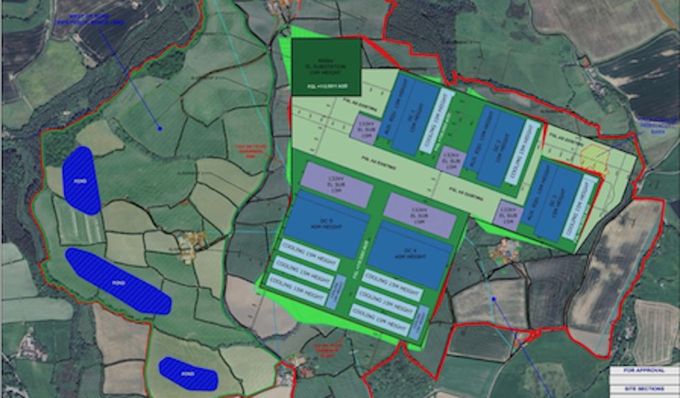 Site map of the proposed Devon Data Centre at Torrington Site map of the proposed Devon Data Centre at Torrington