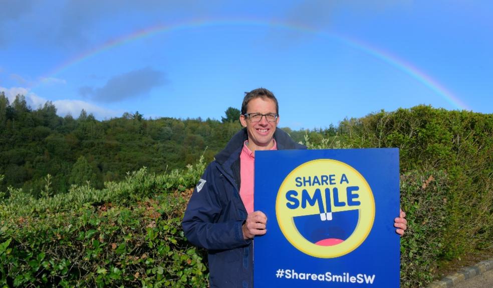 Tom Roach, partner at PKF Francis Clark, launching the Share a Smile campaign. Photo: Toby Weller.