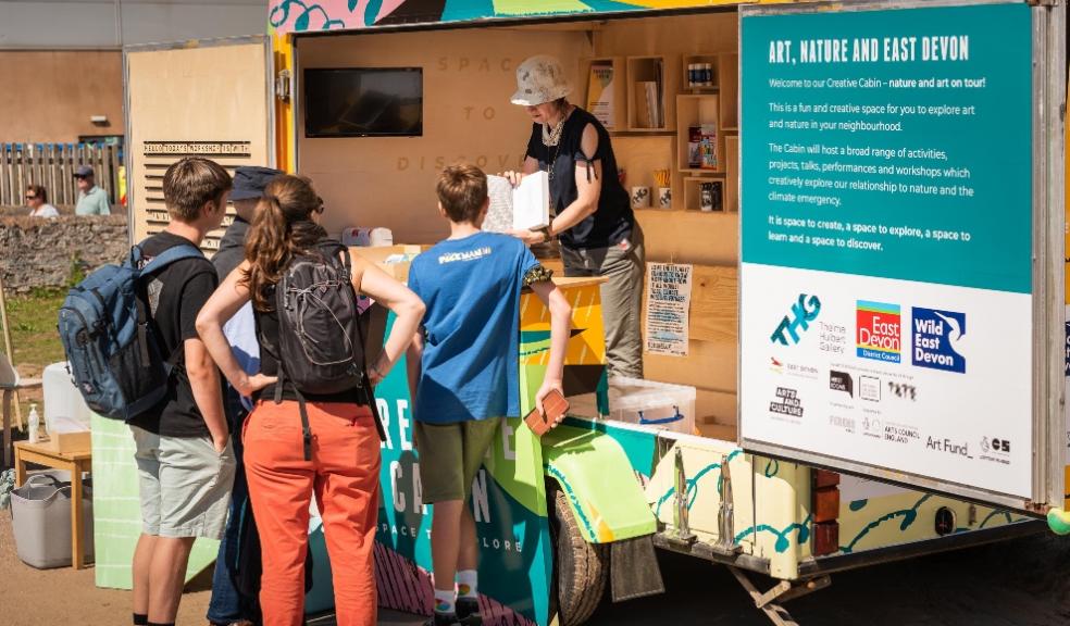 East Devon District Council has been shortlisted for a Hearts for the Arts Award for their Creative Cabin project. East Devon District Council, Hearts for the Arts Award