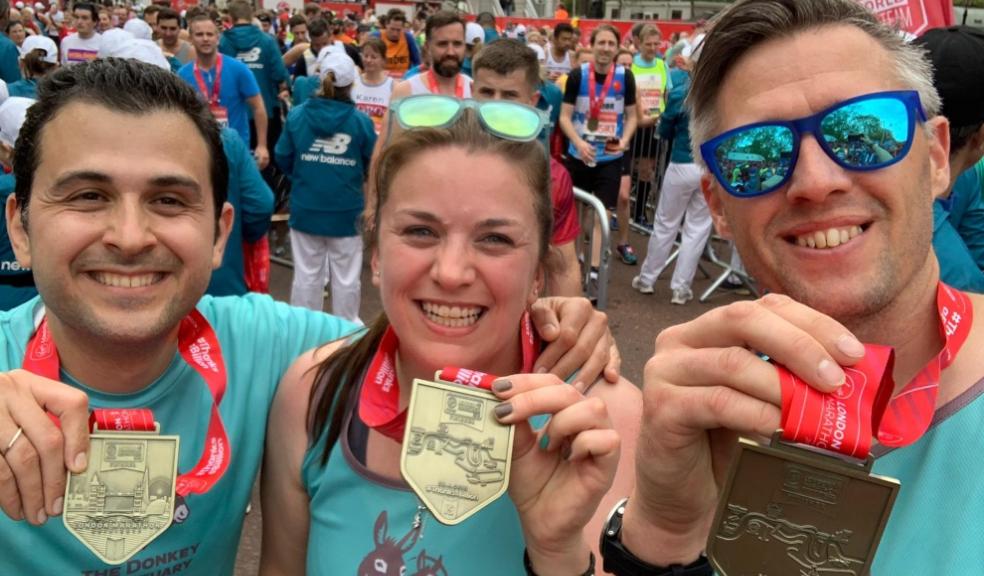 The Donkey Sanctuary: runners at a previous London Marathon