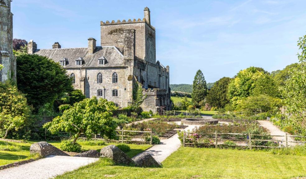 The Elizabethan Rose Garden at Buckland Abbey. Credit National Trust Images Barry Mitchell.