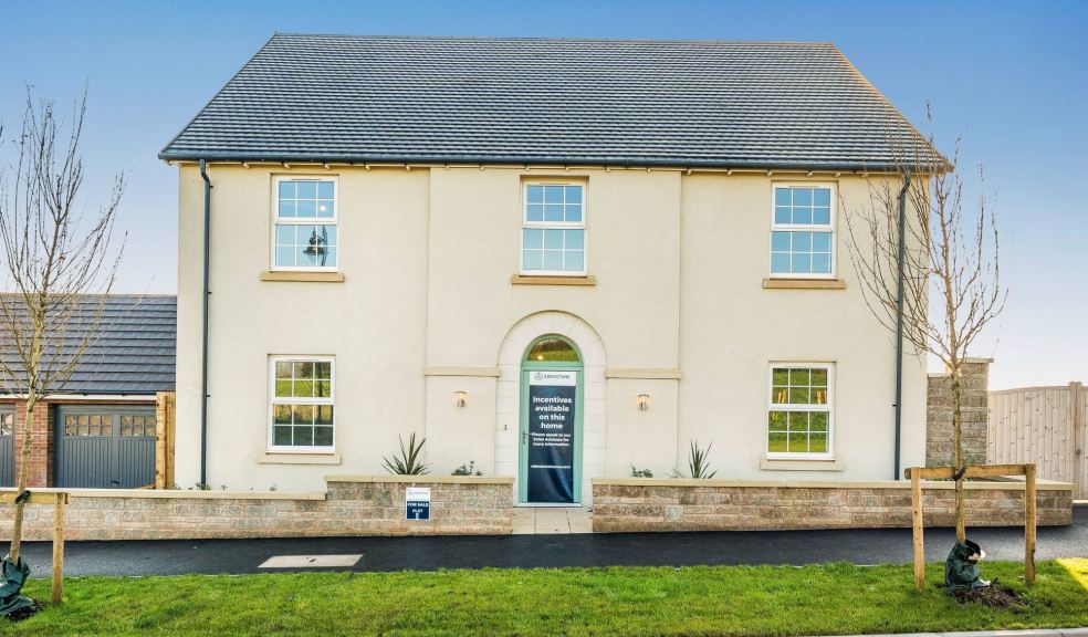 A four-bedroom detached Kingsholm at The Orchards in Sampford Peverell is ready to move into