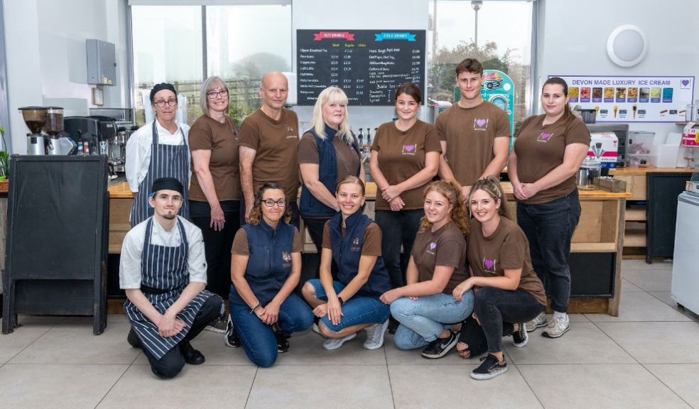 The Kitchen team at The Donkey Sanctuary, Sidmouth