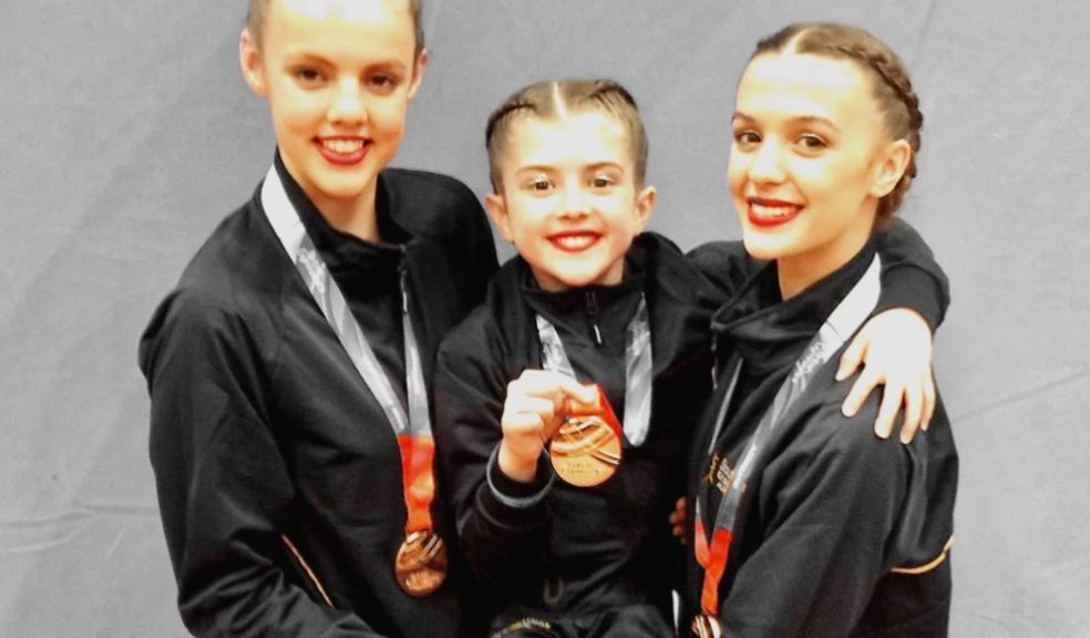 Three medals for Honiton gymnasts at national acrobatic finals