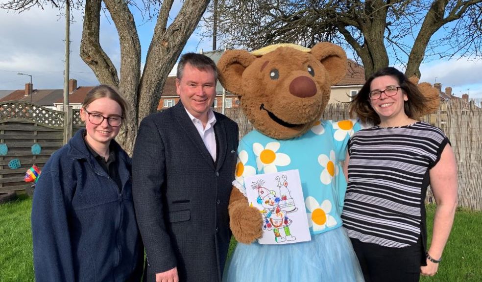Tony Driffield, Mama Bear and nursery team celebrate 18 years