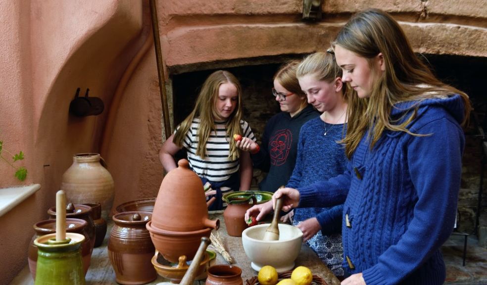 Tudor cooking at Buckland Abbey. Photo: National Trust Images John Millar.