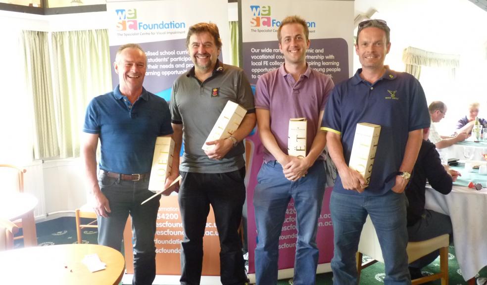 RWP Partnership and LHC Architects - Winning Team at WESC Foundation Golf Day: Malcolm White & Nick Brissenden - RWP Partnership and Lloyd Brewer & Steve Tapp – LHC Architects