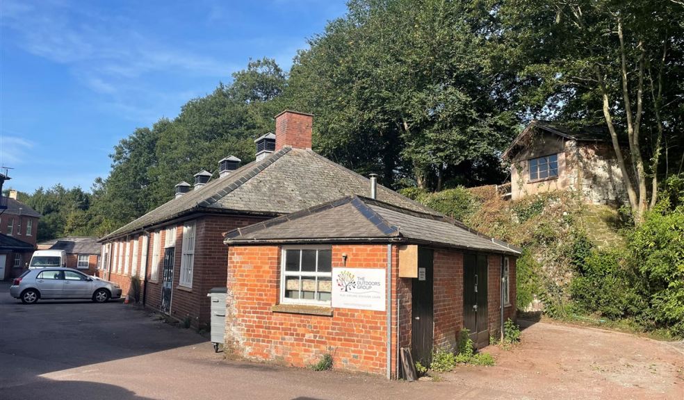 New HQ for The Outdoors Group Outside of a building in Crediton