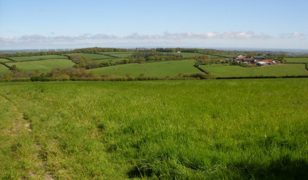 A view of open countryside beside the A30 where a retail development has been refused consent 