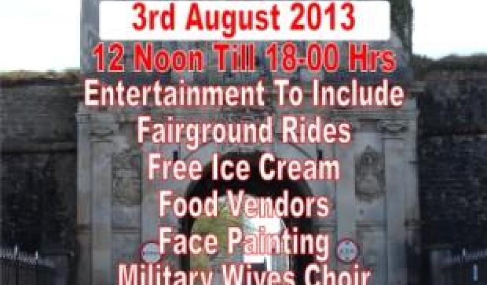 Forces families are under strict orders to have fun at HMS Heroes first ever family fun day at the Royal Citadel in Plymouth