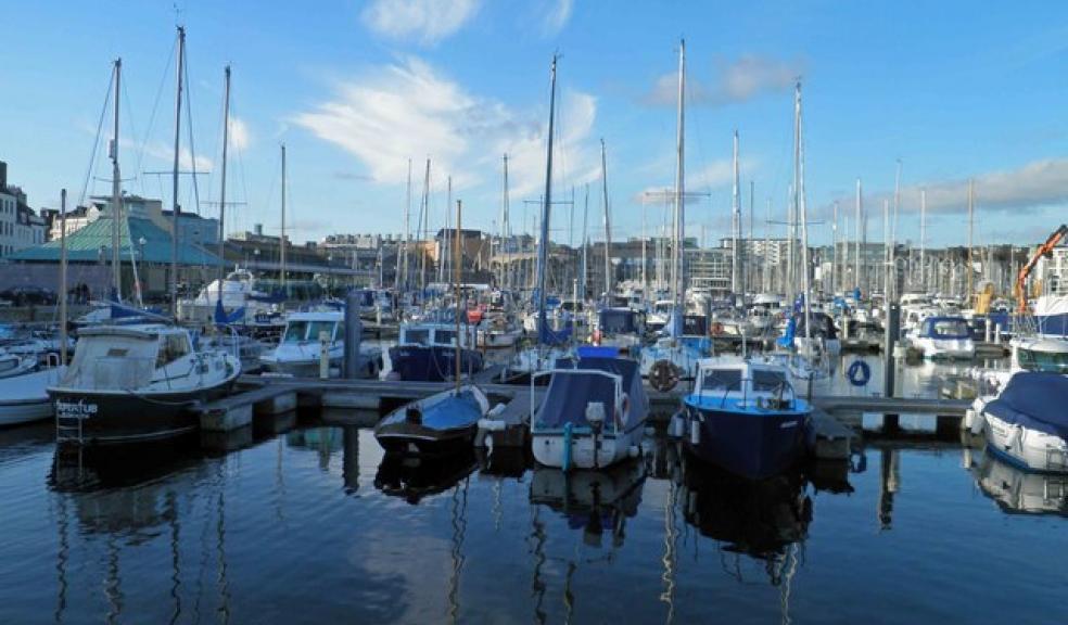 The Barbican Marina © Copyright Steve Fareham and licensed for reuse under this Creative Commons Licence