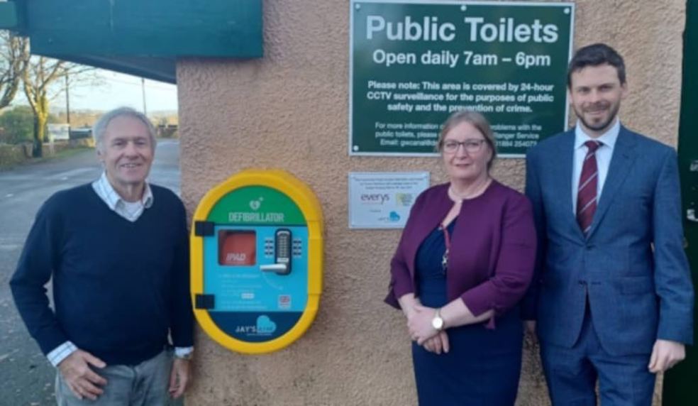 Photo caption: Devon County Councillor Colin Slade, Kathy Trist (Everys Solicitors) and Will Vine (Everys Solicitors)