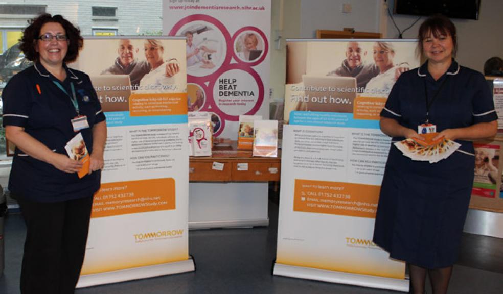 Research Nurses, Catherine Harden and Alison Anderson, from the Neurology Research Team at Plymouth Hospitals NHS Trust